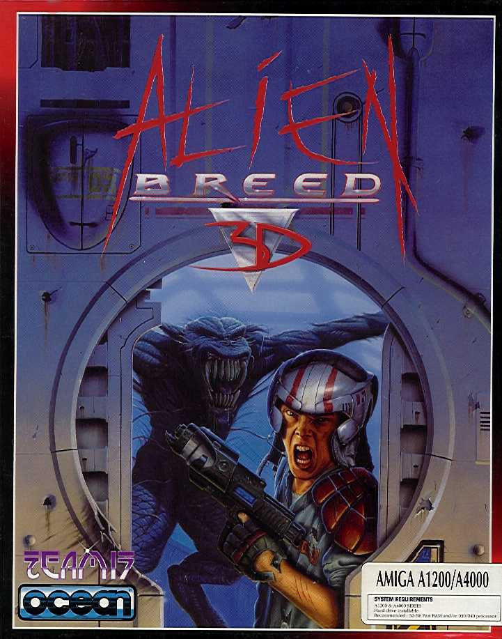 Alien 3 box art for Amiga